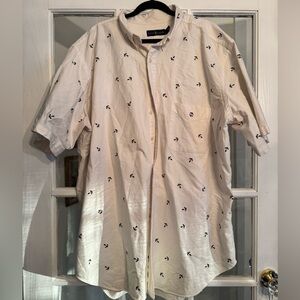Ralph Lauren Cream Shirt with embroidered Anchors